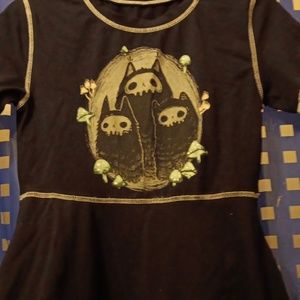 Nwot hot topic guild of calamity skull cats dress size medium